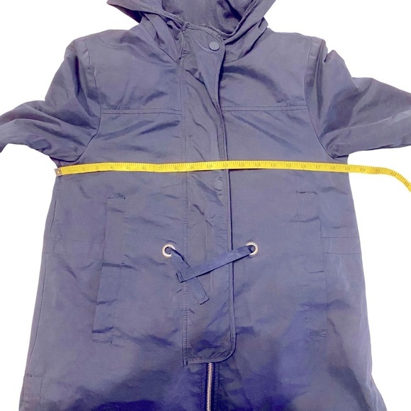 Zara Versatile Blue Hooded Jacket with Removable Vest Girls Size 13/14 - Picture 7 of 10